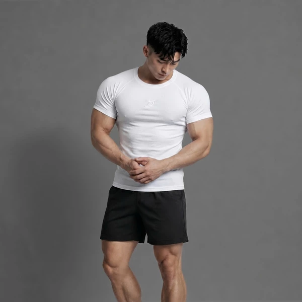 Áo thun thể thao Degrey Compressor Tee thêu logo