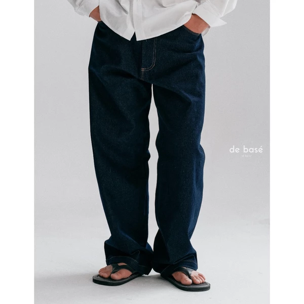 basé JEANS 02 - Quần Jeans Indigo Ống Cong - de basé