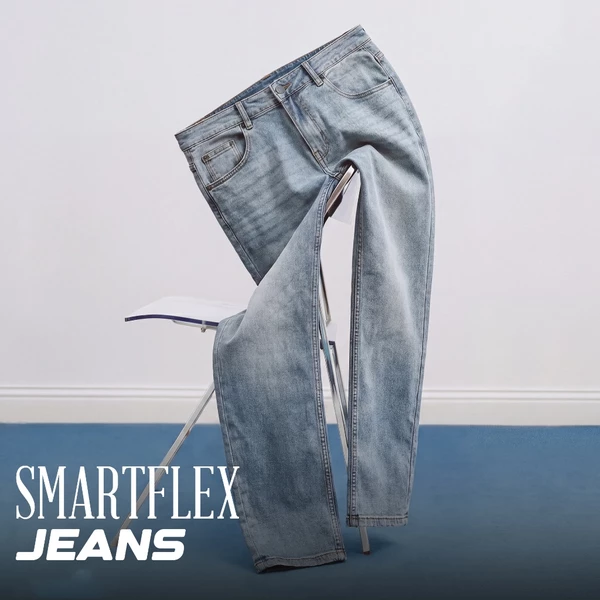 Quần Jeans nam SMARTFLEX JEANS TORANO Co Giãn Tốt, Không Bai Xù, Bền Màu, Phom Trẻ Trung GABJ912