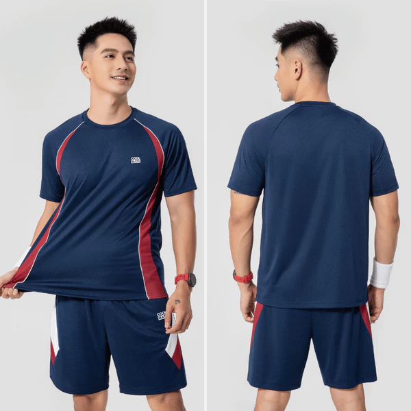 Set thể thao Pickleball nam Áo thun Teamwear Quần Promax Flexline Active thoáng khí [LS]