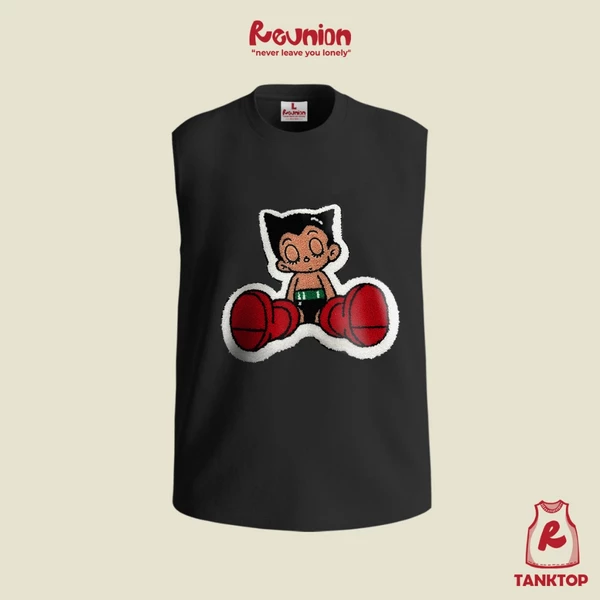 RNC Chenille Embroidery R'SLEEP ATB Tanktop - Áo Ba Lỗ Hình Thêu Xù 3D Brand REUNION
