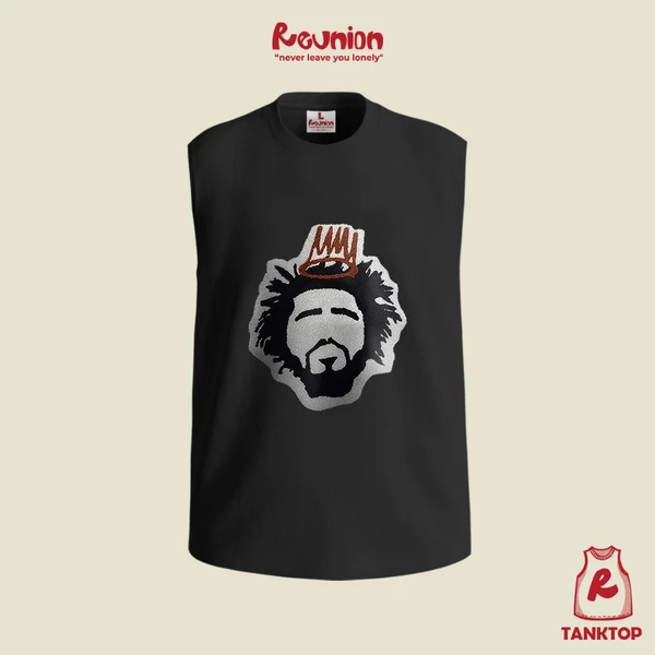 RNC Chenille Embroidery  R'KINGTanktop - Áo Ba Lỗ Hình Thêu Xù 3D Brand REUNION