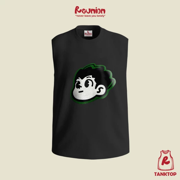 RNC Chenille Embroidery R'HUNTER Tanktop - Áo Ba Lỗ Hình Thêu Xù 3D Brand REUNION