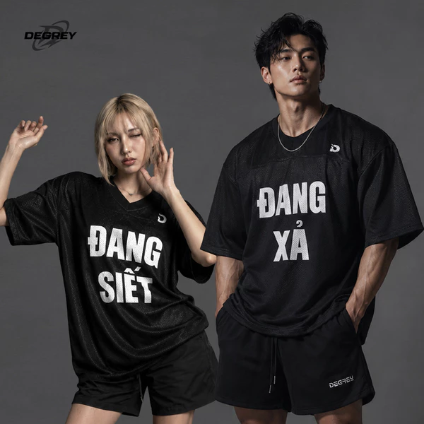 Áo thun màu ĐEN Degrey Jersey ĐANG SIẾT/ ĐĂNG XẢ 84 cổ tim