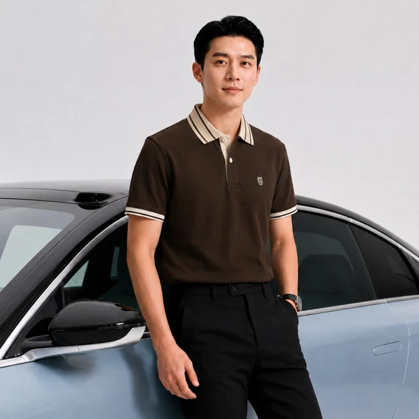 Áo polo nam  SMART FLEX TORANO trơn logo ngực, Chống Nhăn, Thoáng Khí, Thiết Kế Trẻ Trung HSTP903