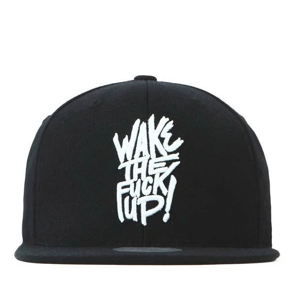 Nón PREMI3R snapbcak usa flag charcoal/black wake the f**k up FL042 và FL032 size M 57-58cm
