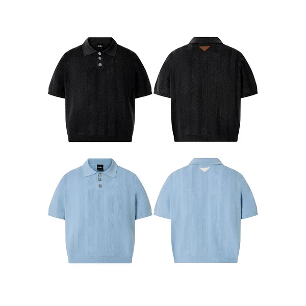 Áo Polo RVB ODYSSEY BEAT Knit Polo Sky / Black