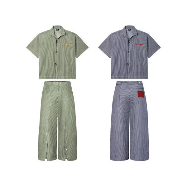 Set kẻ RVB ODYSSEY Linear Pyjama Blue / Green