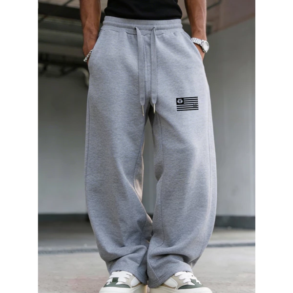 Quần nỉ ống rộng UMS2026 Phối Dây Bản Nhỏ Form Unisex Chất Nỉ 2 Da Dày Dặn 4 Màu Cơ Bản Dễ Phối Mặc Nhiều Kiểu Đồ Hằng N