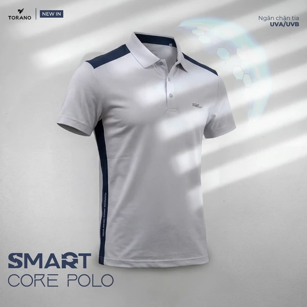 Áo polo nam thể thao SMART CORE POLO TORANO ngắn tay form chuẩn phong cách lịch sự – nam tính HSTP303