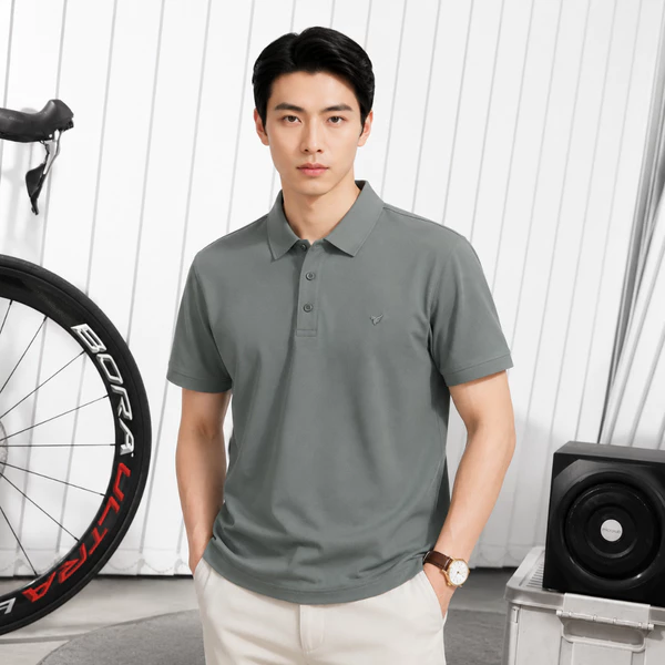 Áo polo nam TORANO ARMOUR POLO in logo ngực, không đường may công nghệ ép nhiệt cao cấp, chất thoáng khí GSTP065