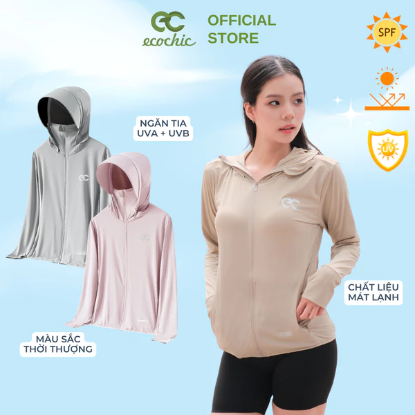 [VER 2025-Tặng khẩu trang] Áo Chống Nắng ECOCHIC B041 Cao Cấp Chống Tia UV UPF50+ Co Giãn Thoáng Mát