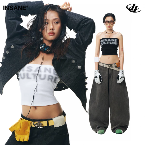 Áo Thun Ống InsaneClo TUBE TOP Form SlimFit Chất Liệu Rib Cotton 100%