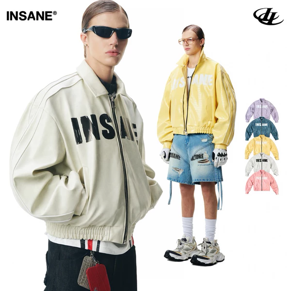 Áo Khoác Da InsaneClo 88 JACKET Form Oversized Unisex Chất Liệu Da Nhập Khẩu