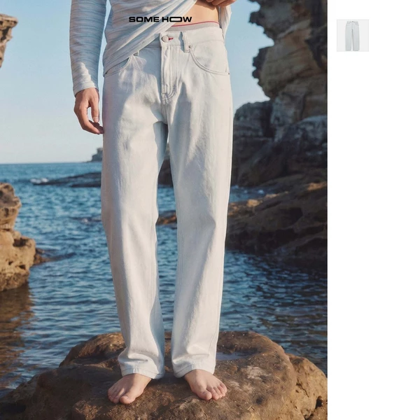 [New5] Quần Jean Straight Dailywear Summer Light, Chất Vải Thoải Mái, QJ0153, SOMEHOW