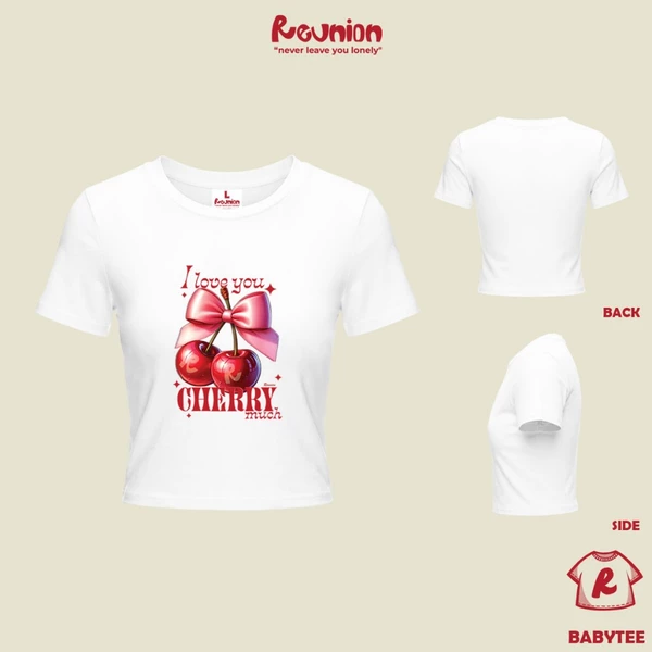 Áo Babytee REUNION "CHERRY" Ôm Body BT23