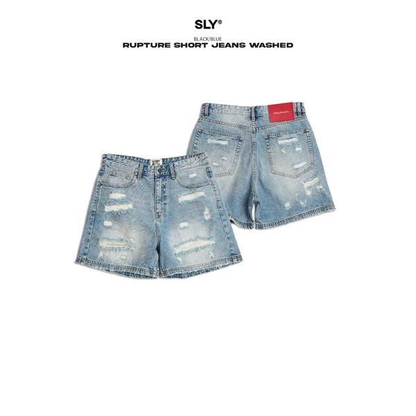 Quần Short Jeans Nam SLY RUPTURE