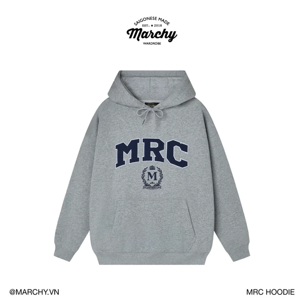 MARCHY - MRC Hoodie - Áo khoác thêu, chui đầu