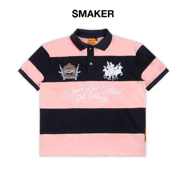 [SMAKER] Áo thun polo phối 2 màu - DONT GET MAD POLO
