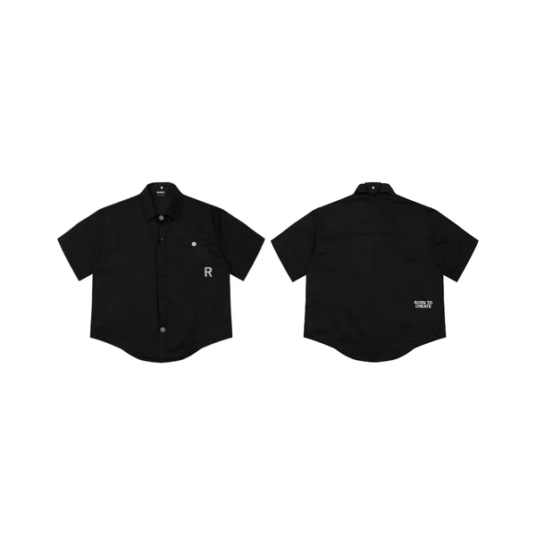 Áo RANVERBAE ODYSSEY CHECKED Boxy Shirt Black