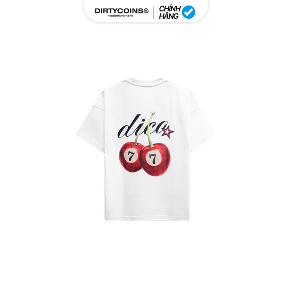 Áo Thun DirtyCoins Seven Cherry White