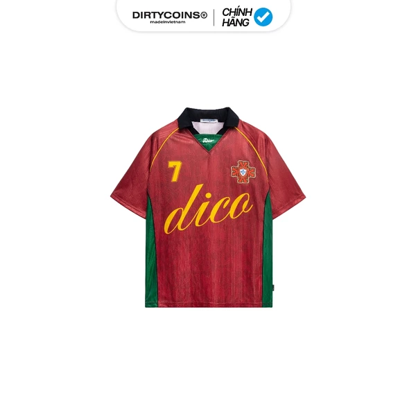Áo Thun Soccer Jersey Dico Seven Red Green