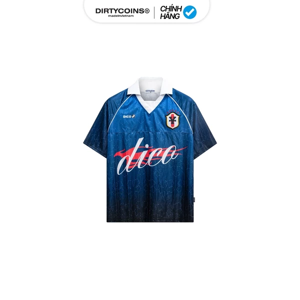 Áo thun Soccer Jersey DirtyCoins Dark Orca Blue