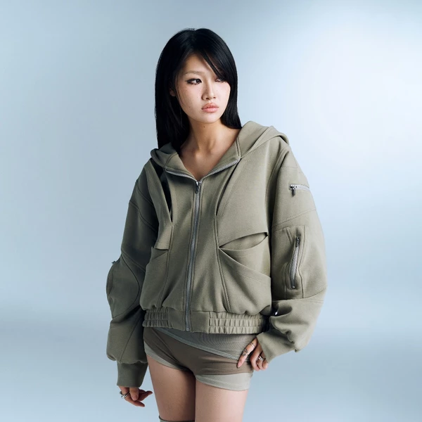 MAPLE JACKET (AVOCADO GREEN) BunnyHill SSDRS01a
