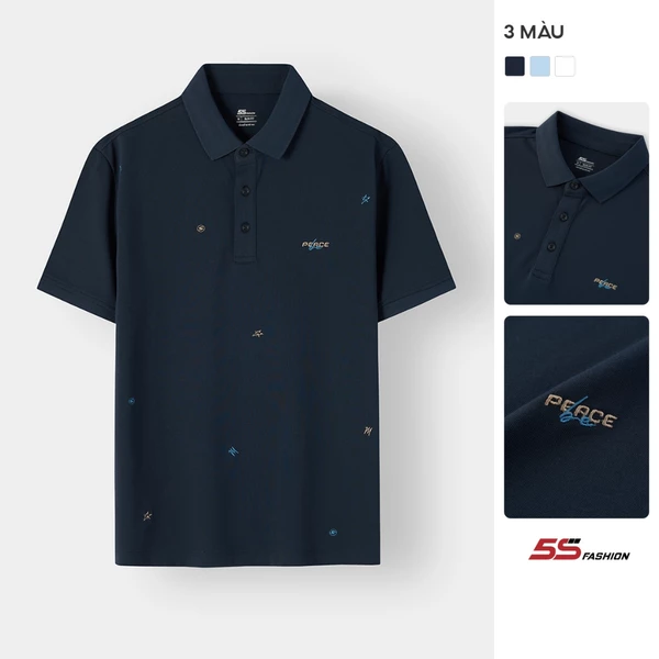 [XẢ HÀNG ĐỢT CUỐI] Áo Polo Nam 5S FASHION Thêu Họa Tiết Lịch Lãm Phom Slimfit M0APC26093