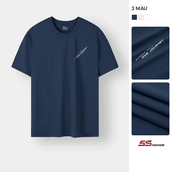 [XẢ HÀNG ĐỢT CUỐI] Áo Thun Nam Ngắn Tay 5S FASHION Vải Thể Thao Mát Lạnh Phom Slimfit M0ATS26018