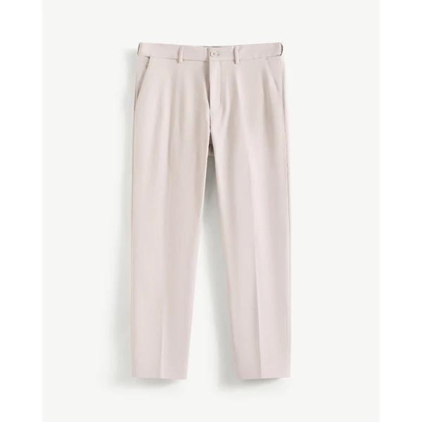 Quần Tây Dài Nam Lưng Điều Chỉnh Form Slim Cropped - Routine 10F25PFO027