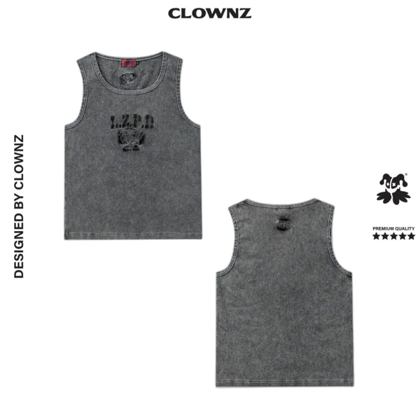 Áo ba lỗ L.Z.P.D Washed Tanktop - Loudzone by ClownZ vải premium rib cao cấp