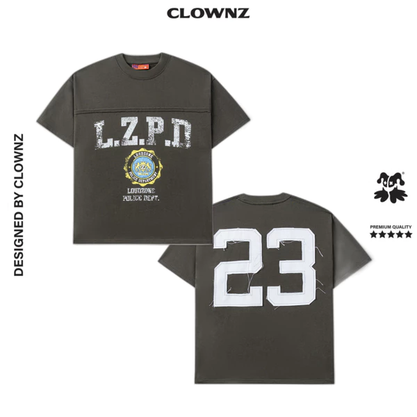Áo phông L.Z.P.D No.23 Raw Cut T-shirt - Loudzone by ClownZ - Vải cotton 250 gsm cao cấp