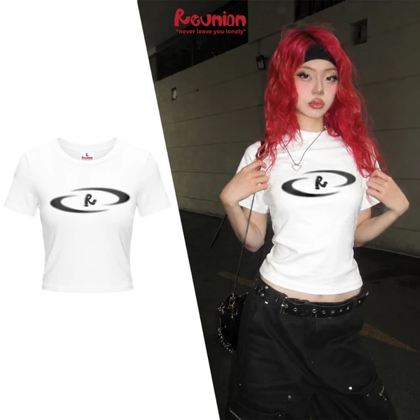 Áo Babytee REUNION "SPRAYLOGO" Ôm Body BT22