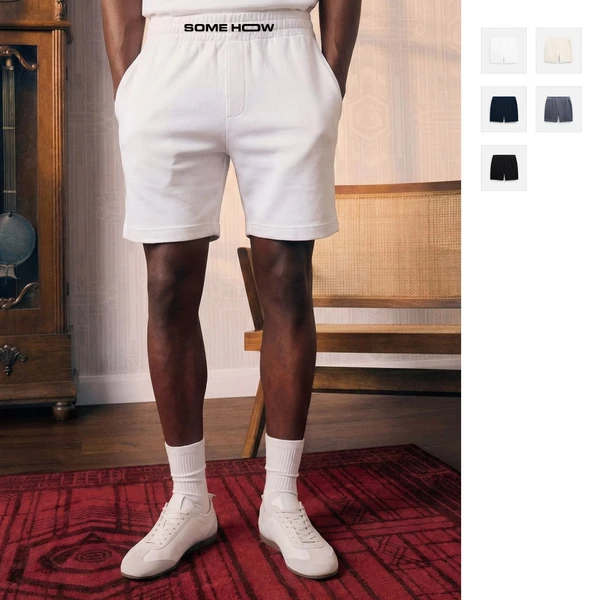 [N] Quần Short Slimfit Pique Classic Pique CVC Thoáng Mát Thoải Mái Năng Động, QS0138 SOME HOW STORE