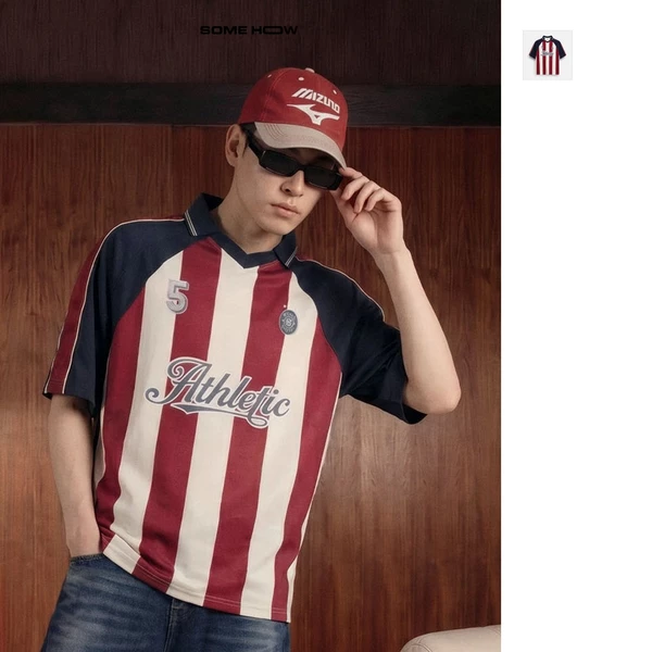 [N] Áo Polo Oversize Red Athletic CVC Cá Sấu Thoải Mái Êm Ái Thoáng Khí, PL0221 SOME HOW STORE