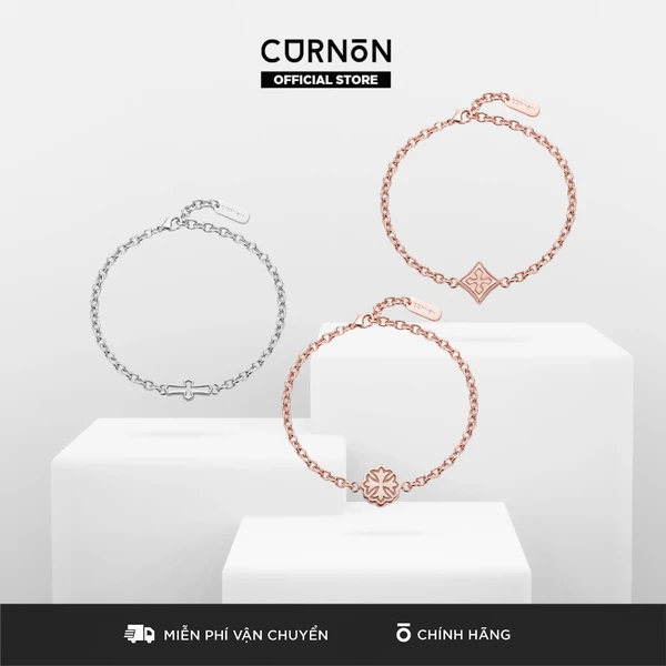 Bộ Sưu Tập Vòng Tay Nam Curnon The Cross Collection- Trang Sức Vòng Xích Phong Cách Mạnh Mẽ, Cá Tính - Thép Không Gỉ