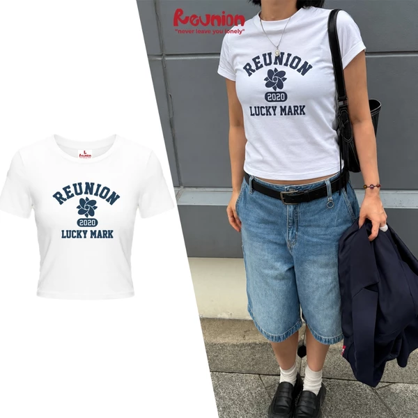 Áo Babytee REUNION "LUCKY MARK" Ôm Body BT24