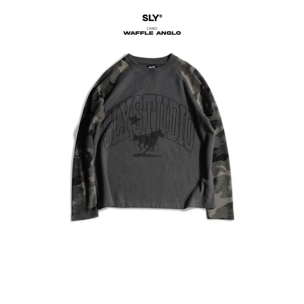Áo tay dài SLY Long Sleeve Waffle Anglo Raglan