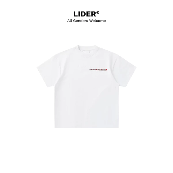 Áo Thun Tay Ngắn Unisex LIDER DRESSING SERVICE TEE - White