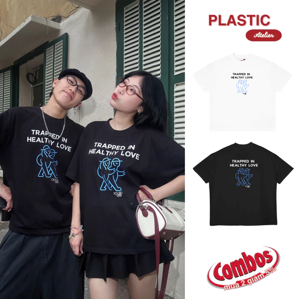 Áo thun oversized boxy, áo thun local "Ngày bình thường" 250gsm Cổ Tròn Unisex Nam Nữ Basic