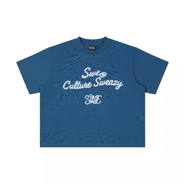 ÁO SWE RHYTHM BOXY TEE - COBALT BLUE