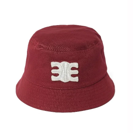 Eleven - Nón Bucket Thêu Mono | Màu Đỏ Rượu