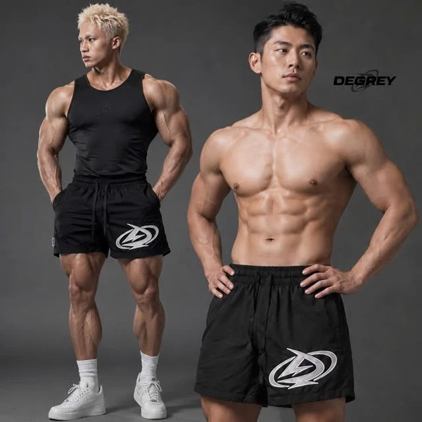 Áo TankTop thể thao màu ĐEN/ XÁM Degrey NEW Compressor thêu logo