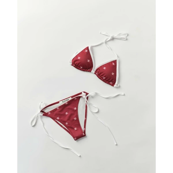 Eleven - Bikini In Họa Tiết Monogram | Màu Đỏ