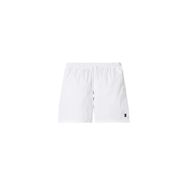 Eleven - Quần Short Vải Dù Thêu Mono | Màu Trắng