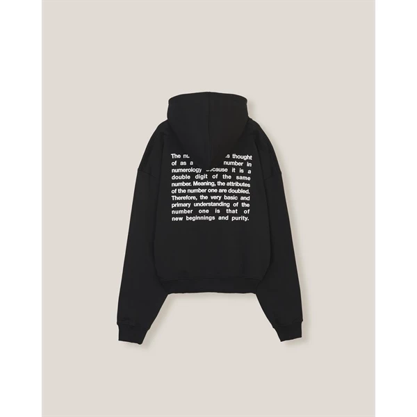 Eleven - Áo Nỉ Hoodie Unisex Nam Nữ In Nổi Means | Màu Đen