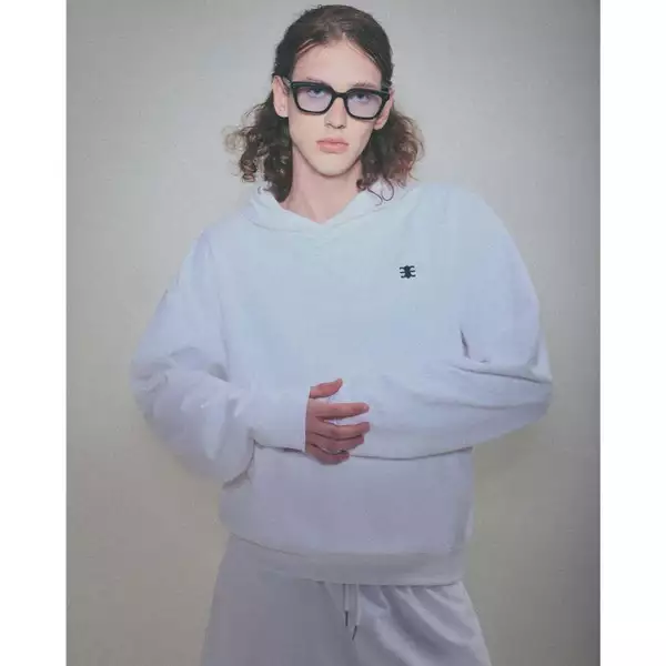 Eleven - Áo Nỉ Hoodie Unisex Nam Nữ Thêu Mono | Màu Trắng