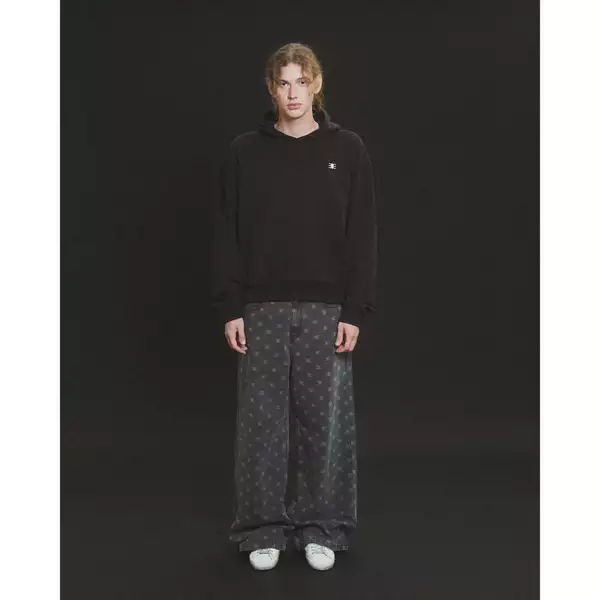 Eleven - Áo Nỉ Hoodie Unisex Nam Nữ Thêu Mono | Màu Đen
