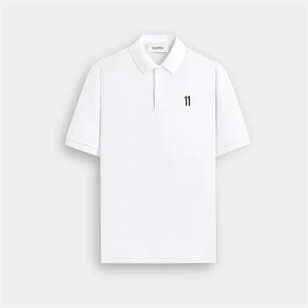 Eleven - Áo Polo Thêu 11 | Màu Trắng